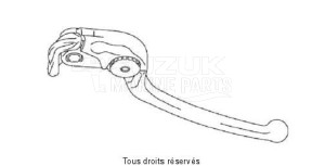 Product image: Sifam - LFS1034 - Lever Brake BMW - Suzuki - Triumph OEM: 57300-29g00 