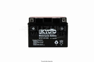 Product image: Kyoto - 712129 - Battery Ytz12s-bs - Ss Entr. AGM L 150mm  W 87mm  H 110mm 12v 11ah Acid 0.54l 