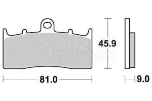 Product image: Ferodo - FDB2124ST - Brakepad Sinter metal Sinter Grip Road 