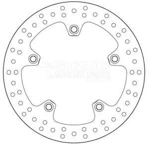 Product image: Ferodo - FMD0407R - Brake disc fixed BMW K1200 R/S - Approval TÜV 