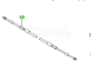 Product image: Suzuki - 67320-93J10 - Cable assy, remocon(3.1m) 