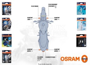 Product image: Osram - KITAMP01NR1 - Light Light bulb kit Bmw R 1200 RT 2005-   