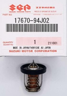 Product image: Suzuki - 17670-94J02 - THERMOSTAT,WATER(60°C)  0