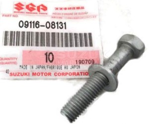 Product image: Suzuki - 09116-08131 - BOLT(8X45) 