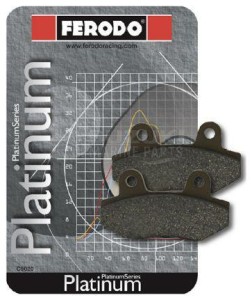 Product image: Ferodo - FDB155P - Brakepad Organic Platinum Road/Off Road 