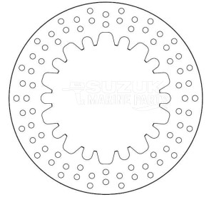 Product image: Ferodo - FMD0081R - Brake Disc Bmw Ø285x178x165 Mounting holes xØ13.8 