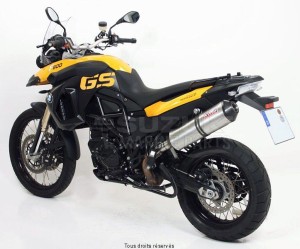 Product image: Giannelli - 73751T6Y - Silencer BMW F 650 GS 08/10 F 800 GS'08/10 Hom. E13 SlipOn Titanium and End cap Carbon  