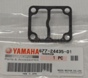 Product image: Yamaha - 677244350100 - GASKET, PUMP 2 (CARB.) 