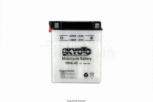 Product image: Kyoto - 712142 - Battery Yb14l-a2 L 135mm  W 91mm  H 167mm 12v 14ah Acid 0,87l 