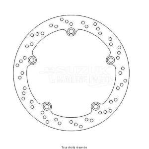 Product image: Sifam - DIS1016W - Brake Disc Bmw  Ø305x181  Mounting holes 5xØ13,8 Disk Thickness 5 