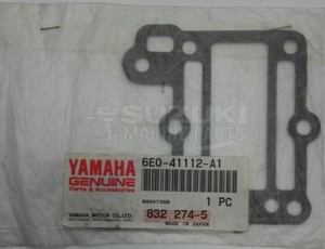 Product image: Yamaha - 6E041112A100 - GASKET,INNER COVER EXHAUST 