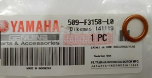 Product image: Yamaha - 509F3158L000 - GASKET 