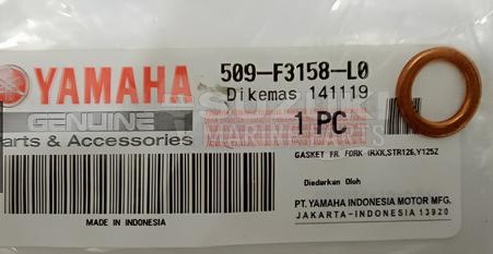 Product image: Yamaha - 509F3158L000 - GASKET  0