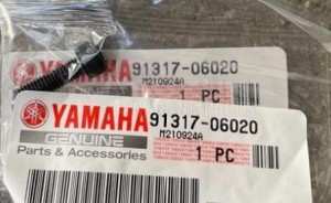 Product image: Yamaha - 913170602000 - BOLT, SOCKET HEAD  