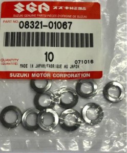 Product image: Suzuki - 08321-01067 - WASHER,LOCK 