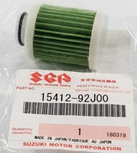 Product image: Suzuki - 15412-92J00 - Fuel Filter  DF 100A/DF 100B/DF 115AT/AZ/DF140AT/AZ/DF150AP/175AP/DF200AP/AT 