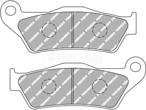 Product image: Ferodo - FDB2018EF - Brakepad Organic Eco-Friction suitable for road use 