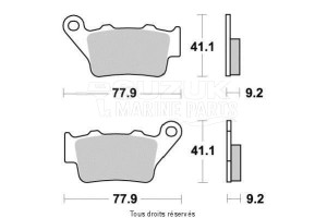 Product image: Vesrah - VD953JL - Brake Pad Vesrah Sinter Metal      VD953JL 