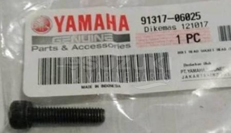 Product image: Yamaha - 913170602500 - BOLT, SOCKET HEAD M5X25   0