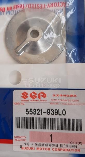 Product image: Suzuki - 55321-939L0 - Anodes  Zink for  DF 9.9(A)/15(A)  1