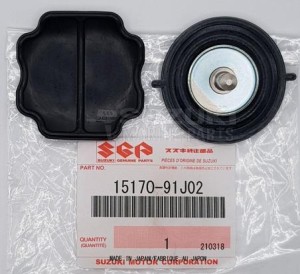 Product image: Suzuki - 15170-91J02 - Diaphragm, set 