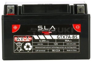 Product image: Kyoto - 512079 - Battery  YTX7A-BS SLA-AGM - Without Acid. Ready to Use 